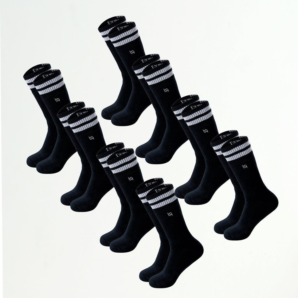 Kuschel-Socken für Damen mit Streifen
