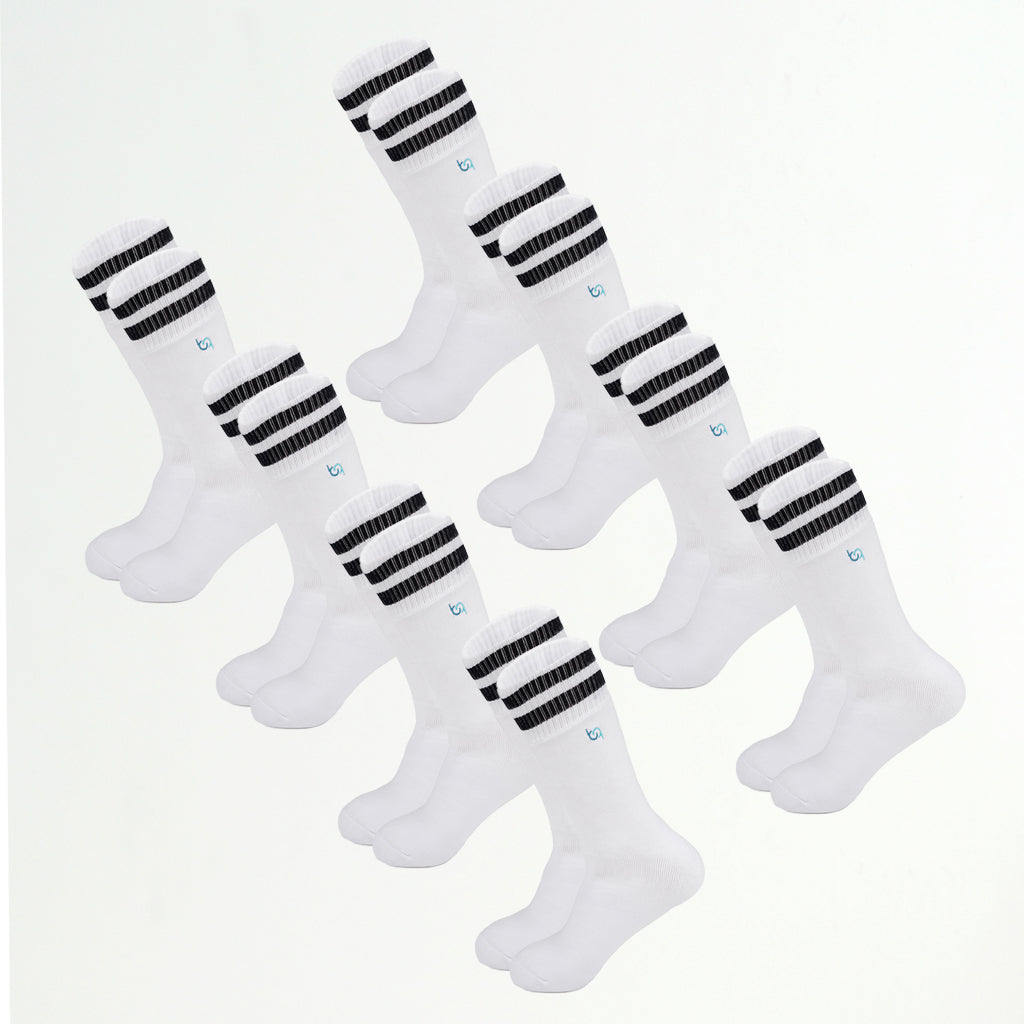 Herren Komfortsocken mit Streifen