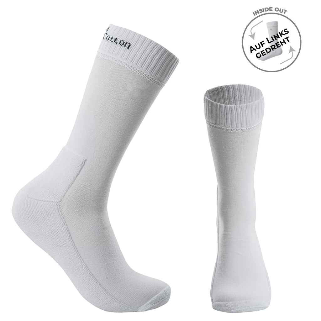 Beqem Crew-Socken aus ägyptischer Baumwolle – langlebig, atmungsaktiv, weich. Perfekte Passform und hochwertige Verarbeitung.