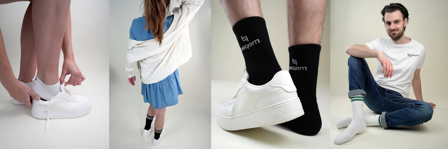 Socken aus ägyptischer Baumwolle