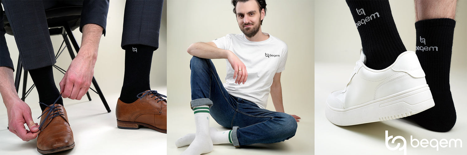 Herrensocken aus ägyptischer Baumwolle