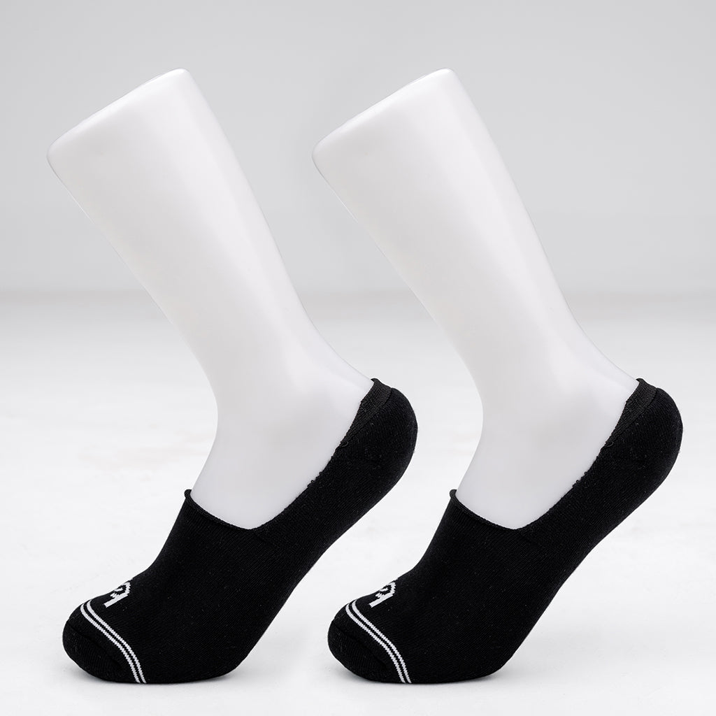 Beqem Füßling-Socken aus ägyptischer Baumwolle – schwarz, rutschfest, atmungsaktiv. Hochwertige & bequeme Baumwollsocken.
