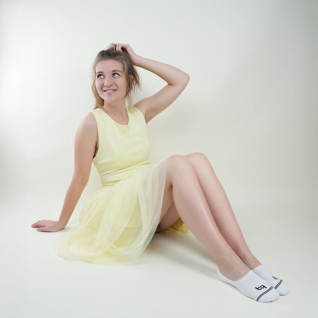 Invisible Business-Sneakersocken Damen, gepolstert