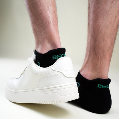 BSSES1SB0302001, BSSES1MB0302001, BSSES1LB0302001, Beqem Sneaker-Socken aus ägyptischer Baumwolle – atmungsaktiv, strapazierfähig, komfortabel und ideal für den Alltag.