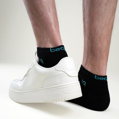 Elegante Herrensneaker-Socken, gepolstert