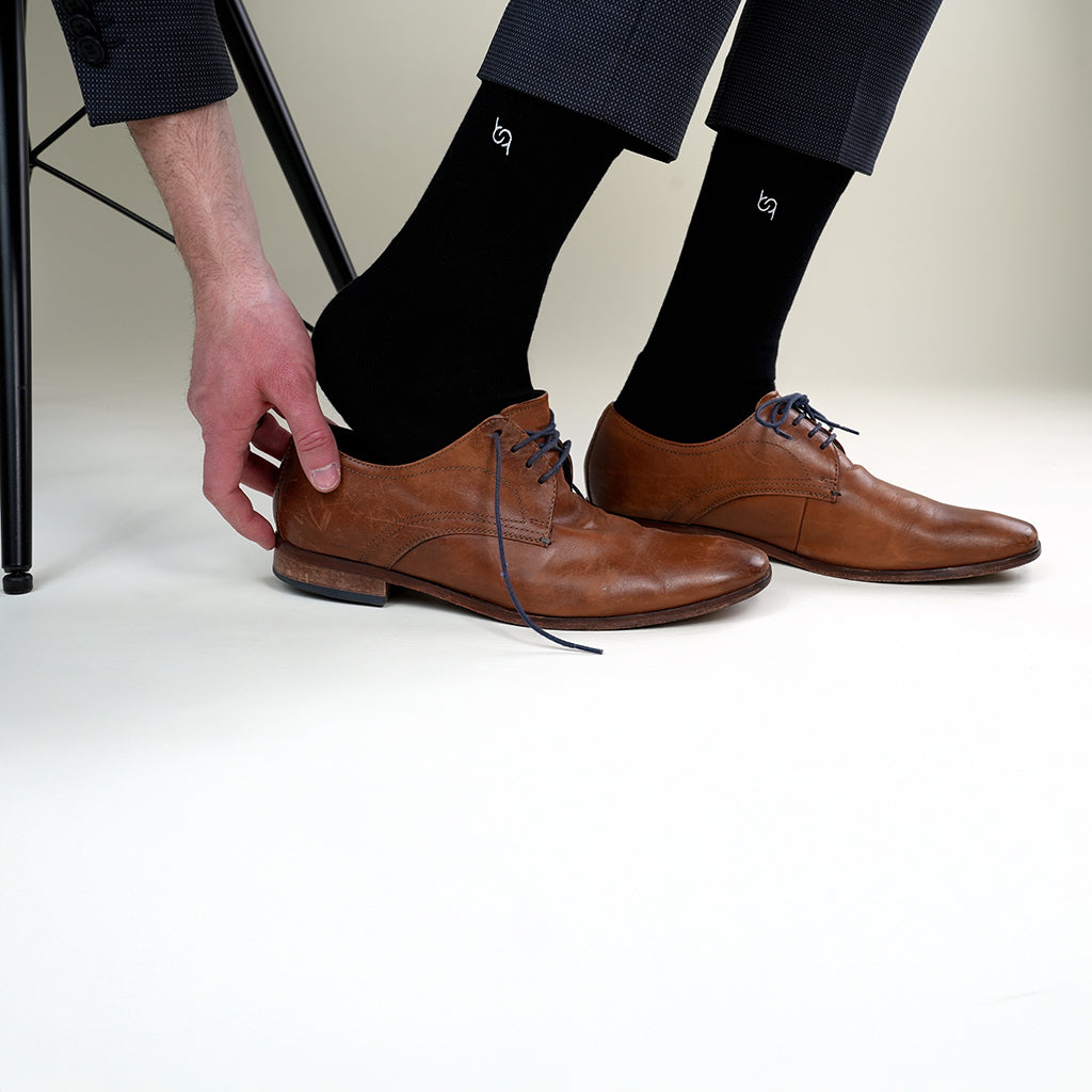 Herren Business-Socken, gepolstert