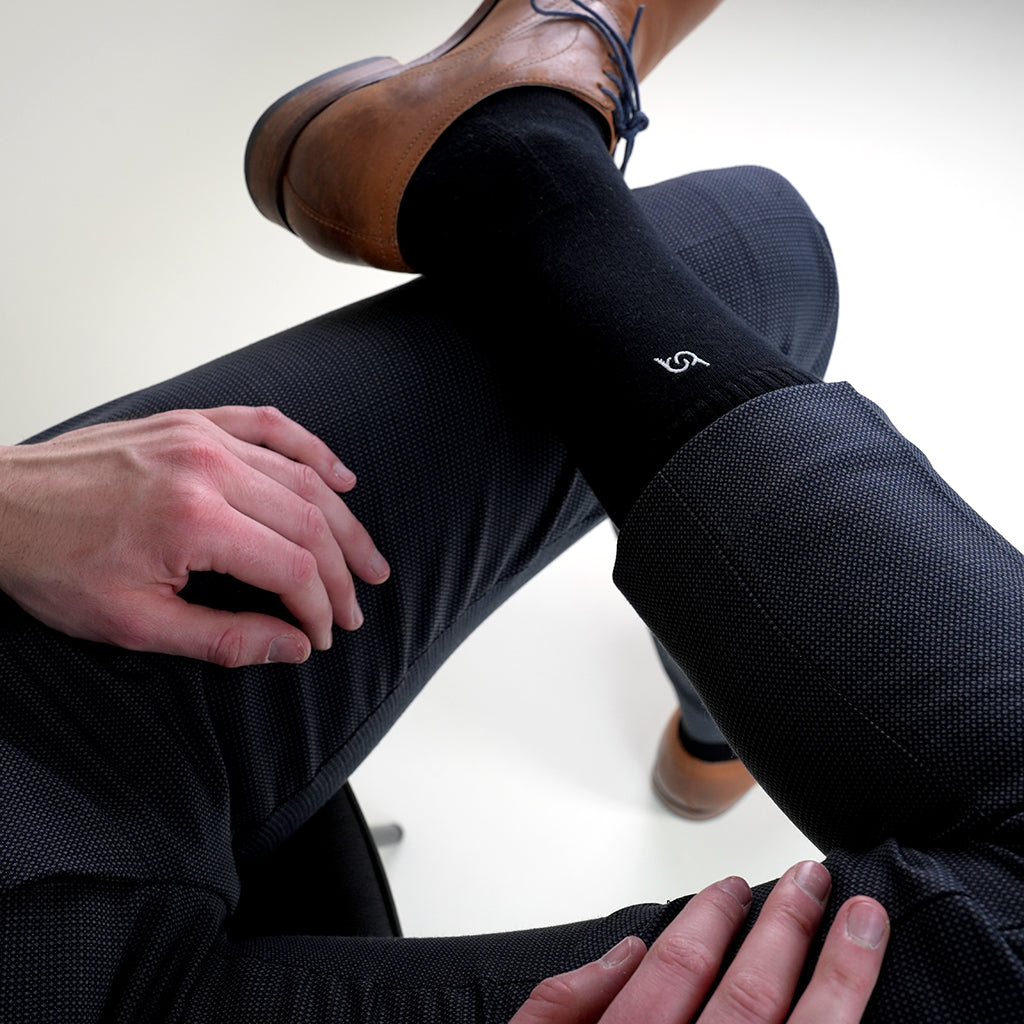 Herren Business-Socken, gepolstert