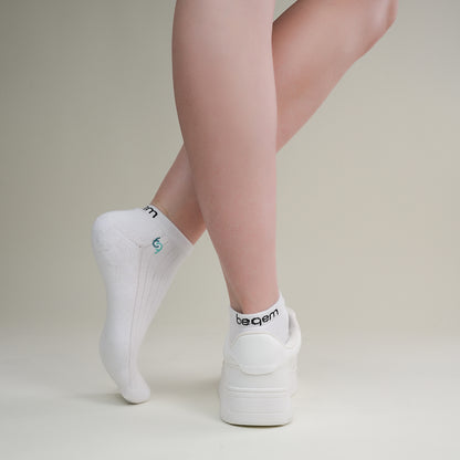 Klassische Sneaker-Socken für Damen, gepolstert