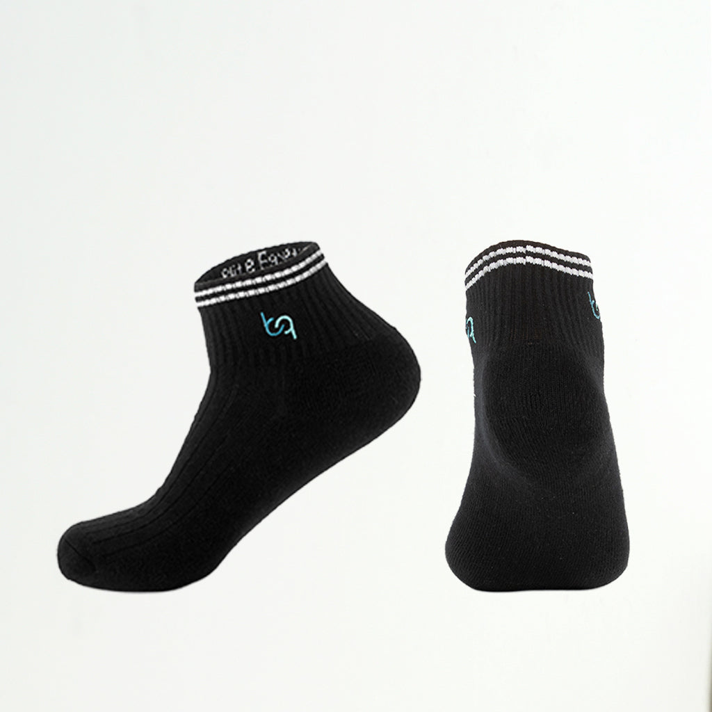 Mittelhohe Retro-Sportsocken Herren, gepolstert