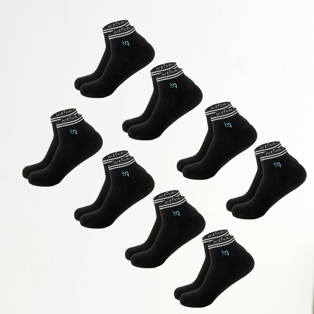 Mittelhohe Retro-Sportsocken Herren, gepolstert