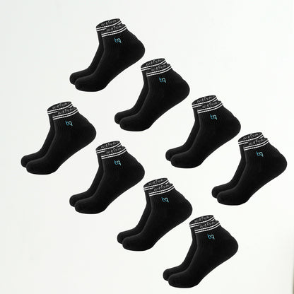 Mittelhohe Retro-Sportsocken Herren, gepolstert