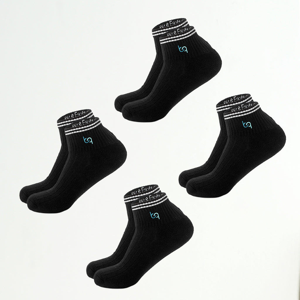 Mittelhohe Retro-Sportsocken Herren, gepolstert