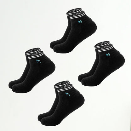 Mittelhohe Retro-Sportsocken Herren, gepolstert