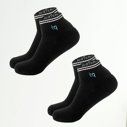 Mittelhohe Retro-Sportsocken Herren, gepolstert