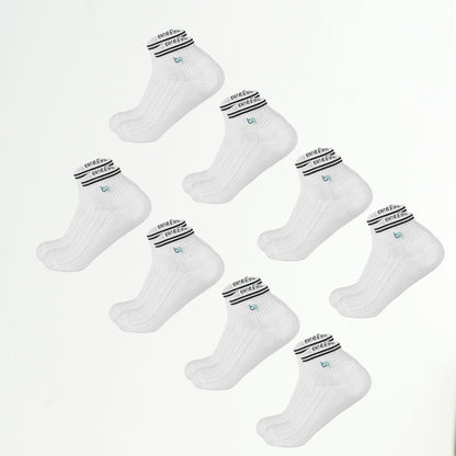 Mittelhohe Retro-Sportsocken Herren, gepolstert