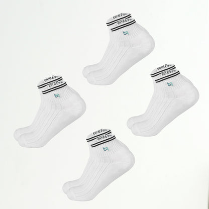 Mittelhohe Retro-Sportsocken Damen, gepolstert