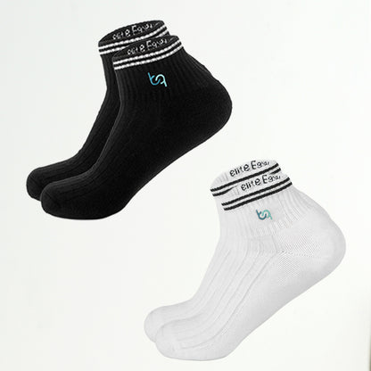 Mittelhohe Retro-Sportsocken Herren, gepolstert