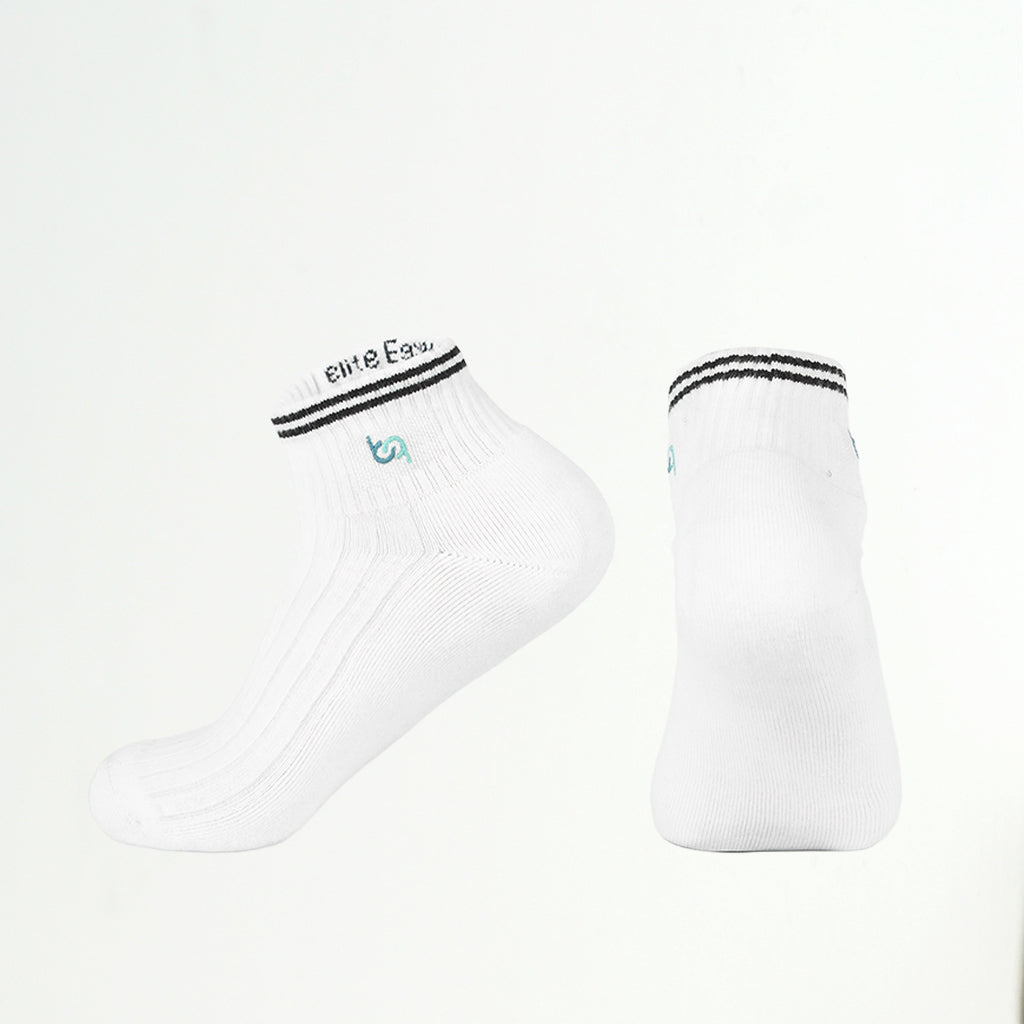 Mittelhohe Retro-Sportsocken Herren, gepolstert