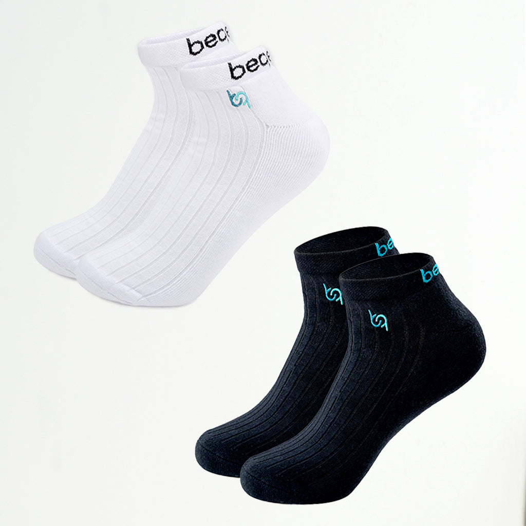 Elegante Herrensneaker-Socken, gepolstert