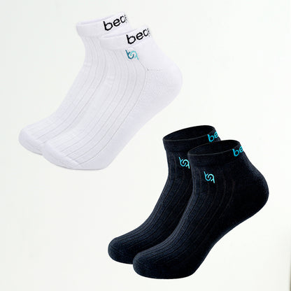 Elegante Herrensneaker-Socken, gepolstert