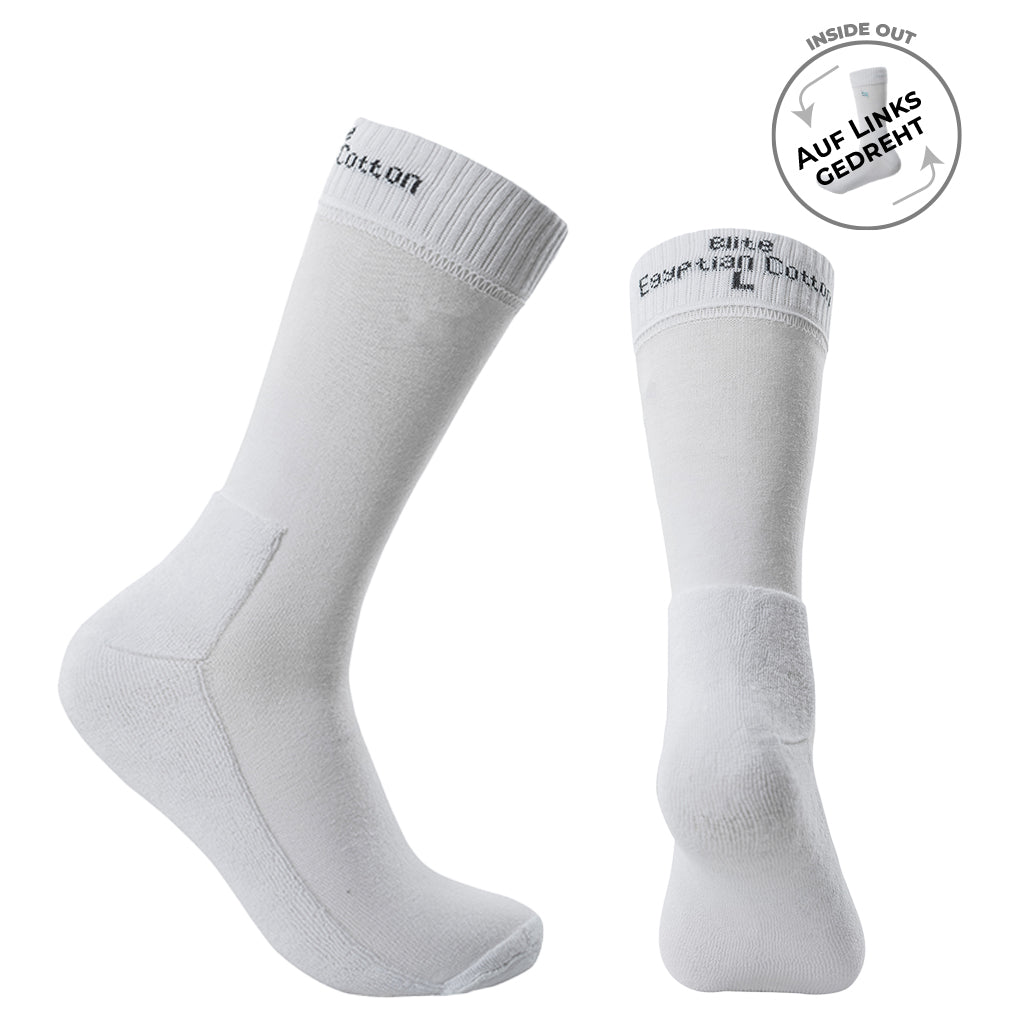 Beqem Crew-Socken aus ägyptischer Baumwolle – langlebig, weich, premium Qualität. Perfekte Passform und atmungsaktiv.