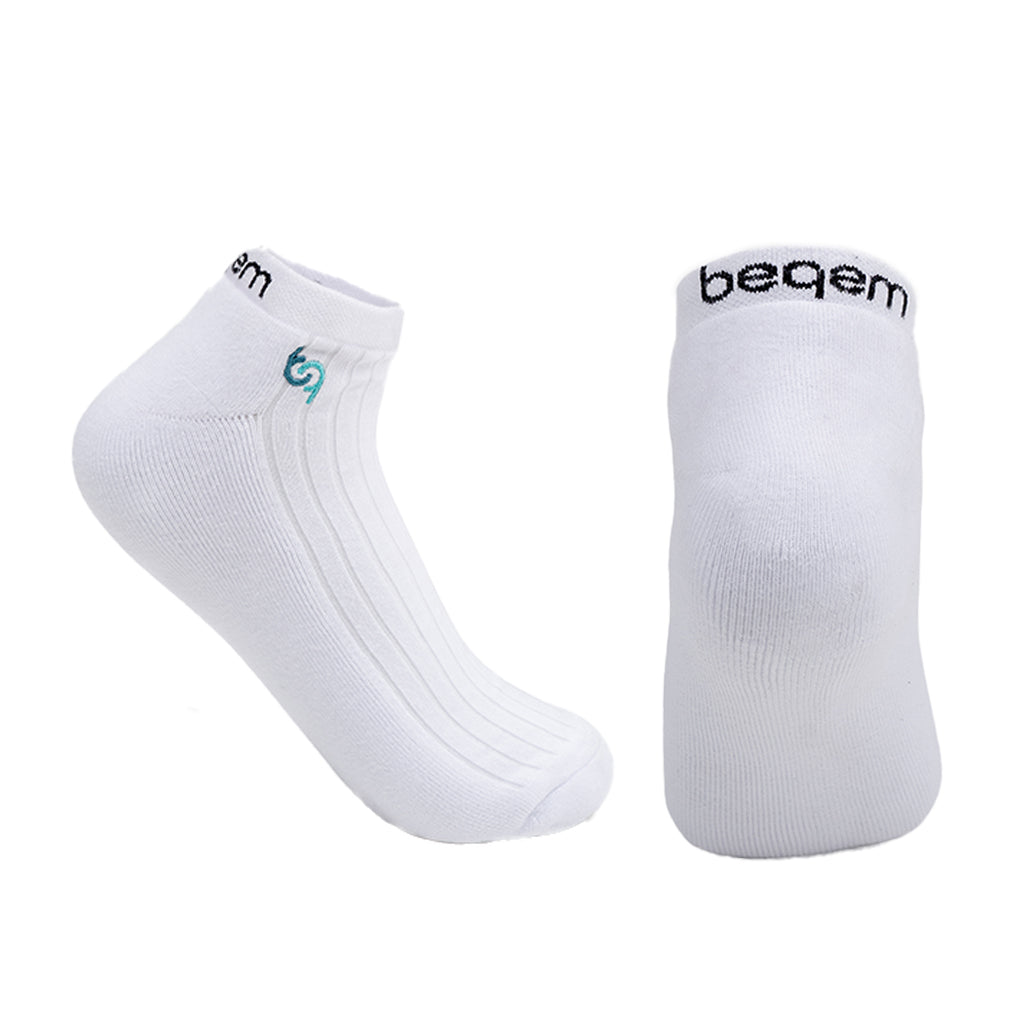 Beqem Sneaker-Socken aus ägyptischer Baumwolle – weich, atmungsaktiv, langlebig. Perfekte Passform für maximalen Komfort.