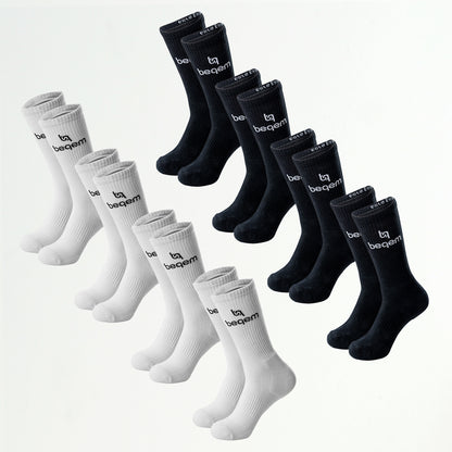 Hohe Sportsocken für Herren, stoßdämpfend gepolstert