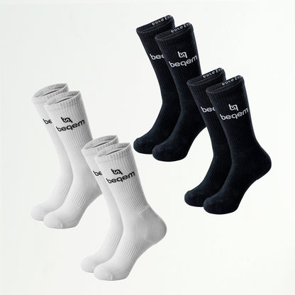 Hohe Sportsocken für Herren, stoßdämpfend gepolstert