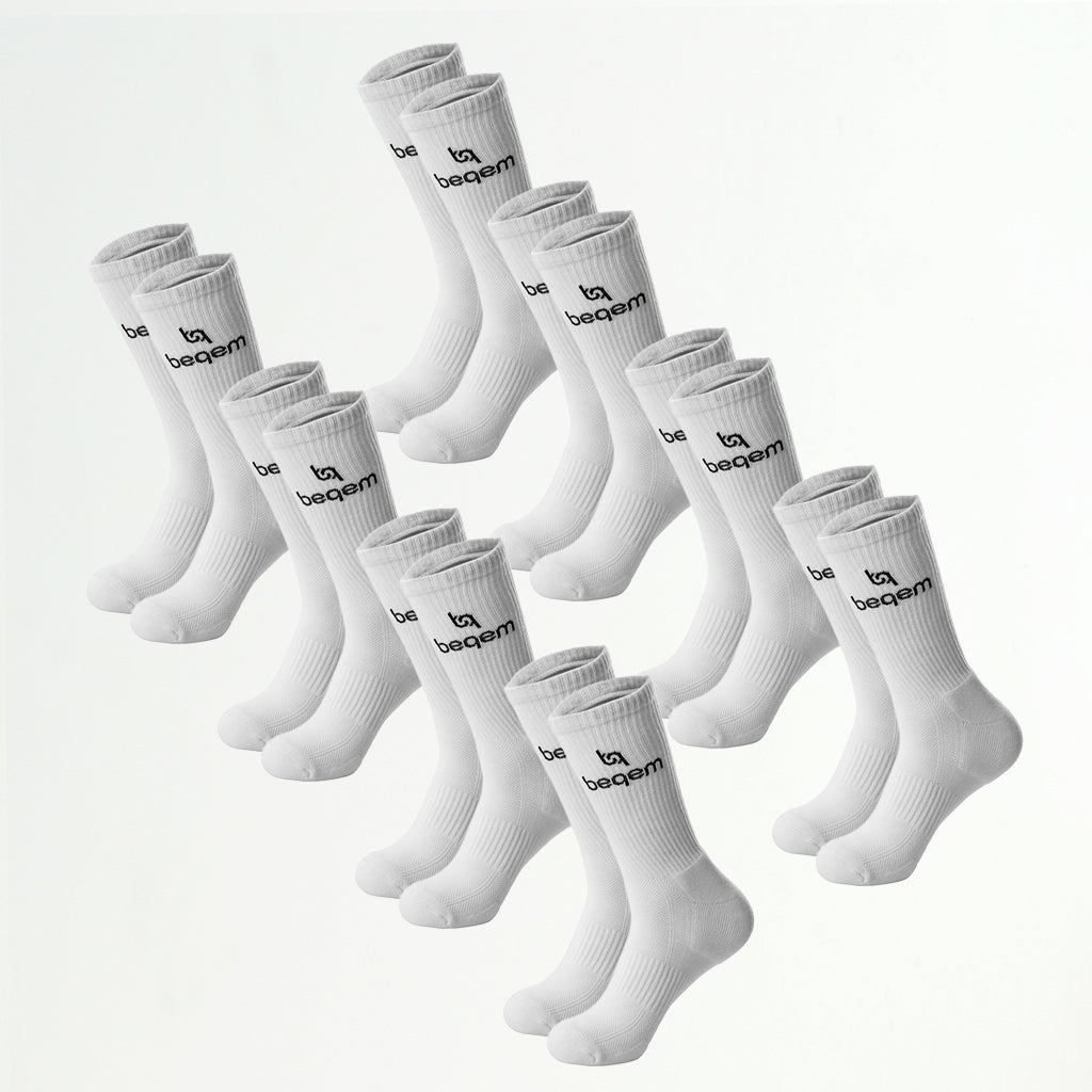 Hohe Sportsocken für Herren, stoßdämpfend gepolstert
