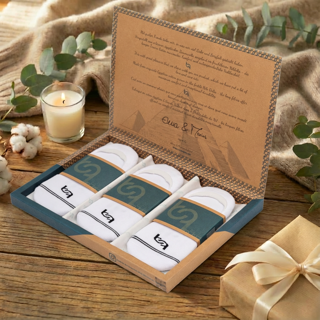 Invisible socken Damen – Geschenkbox